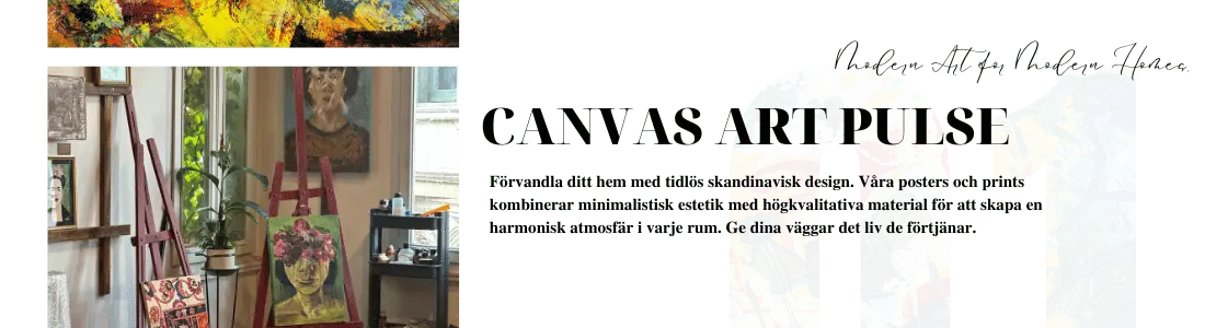 Banner for canvas art pulse